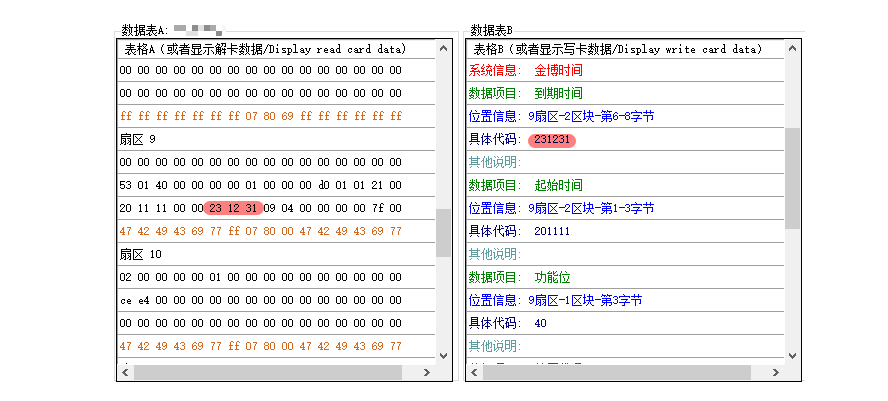 金博梯控延期、改通层通卡方法